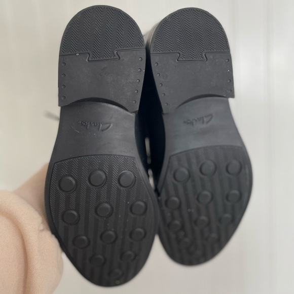 CLARKS Widdon Mid Leather Lace Up Chukka Boot in Black Men’s Size 7 - Picture 10 of 13